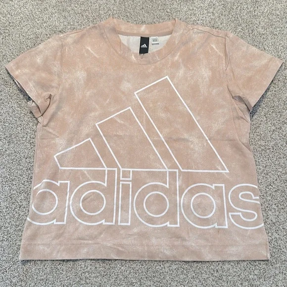 Adidas Cropped Graphic Tee - Picture 1 of 2